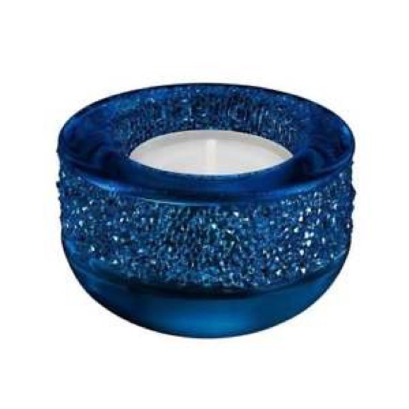 NWT💎Swarovski💎Dark Blue Crystal Candle Holder - Picture 2 of 8